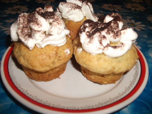 Almás csokis muffin